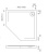 Душевой поддон из искусственного камня Good Door Пента 90x90 Белый