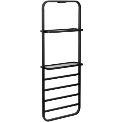 Электрический полотенцесушитель Black&White Universe 400х1010 N-337B с полкой Черный Электрический полотенцесушитель Black&White Universe 400х1010 N-337B с полкой Черный