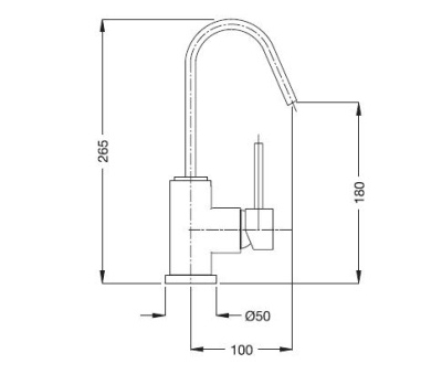 Смеситель для раковины Bugnatese Inside 9213 CR (хром)