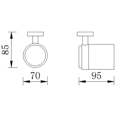 Подстаканник Rush Victoria VI71310 Хром Подстаканник Rush Victoria VI71310 Хром