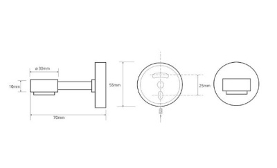 Мыльница Bemeta Omega 104108202 Хром