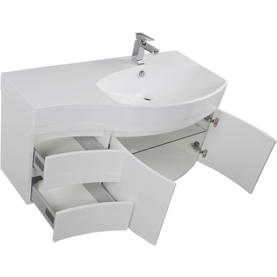 Комплект мебели для ванной Aquanet Опера 115 R 169418 Белый