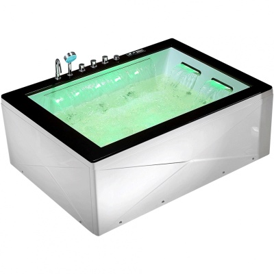 Акриловая ванна Gemy G9259 180х130 с гидромассажем