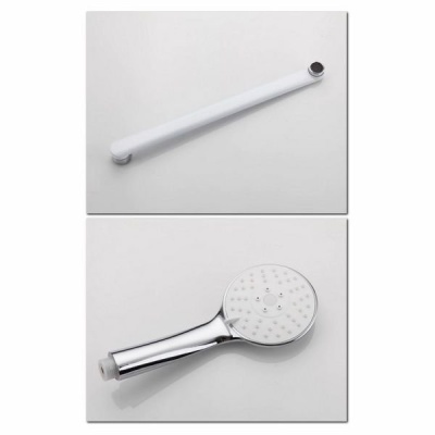 Смеситель для ванны Frap F2245 универсальный Белый Хром