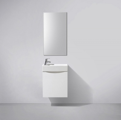 Тумба с раковиной BelBagno Mini 50 L MINI-500-1A-SO-BL-LEFT Белая