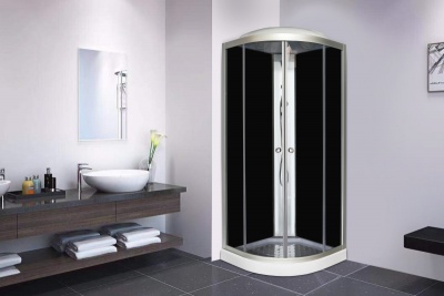 Душевая кабина Parly Classic Эконом EC81 80х210 профиль Сатин стекло тонированное