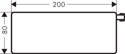 Мыльница Hansgrohe Cassetta E 26511400 Хром Белый