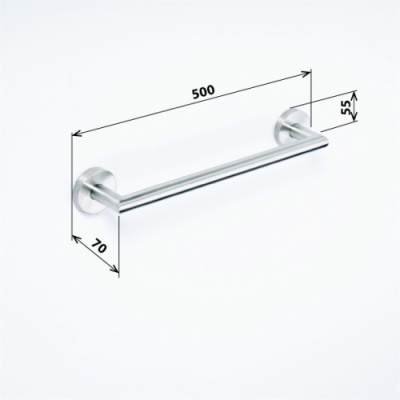 Полотенцедержатель Bemeta Neo stainless 104204125 Хром