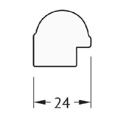 Зеркало Evoform Definite 67х47 Серебряный бамбук