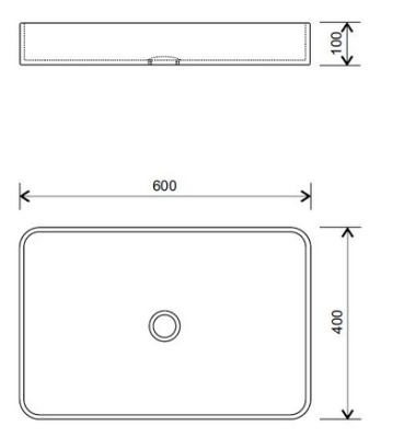 Раковина-чаша Kolpa San Eban Snow white