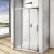 Душевая дверь в нишу Good Door Orion WTW-140 140 профиль Хром стекло прозрачное