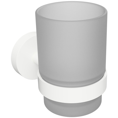 Стакан для зубных щеток Bemeta White 104110014 Белый матовый