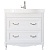 Тумба под раковину ValenHouse Лиора 90 L90_ТБХ Белая ручки Хром