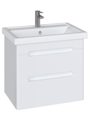 Комплект мебели для ванной San Star Адель 60 171.1-1.4.1.+6000UF+174.1-2.4.1. Белый