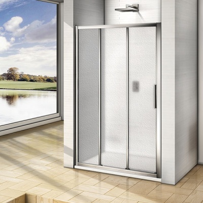 Душевая дверь в нишу Good Door Orion WTW-110 110 профиль Хром стекло прозрачное