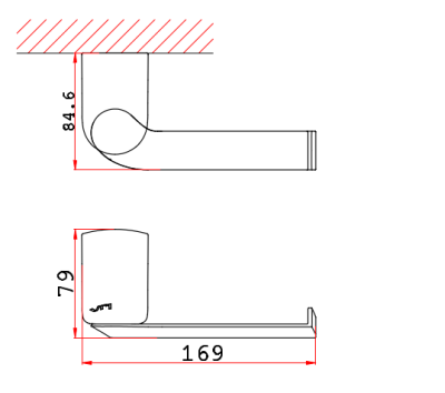 Держатель туалетной бумаги VRI Baciano HG800312