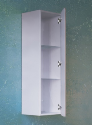 Шкаф пенал Raval Moon 33 подвесной Белый