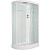 Душевая кабина Bolu Sektors 80х120 BL-120n R профиль Белый стекло прозрачное с художественным рисунком
