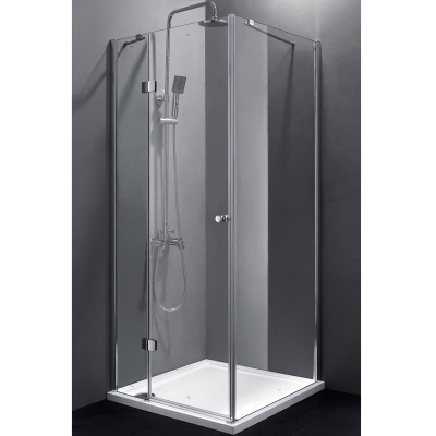 Душевой уголок Cezares Verona A-1 90x90 VERONA-W-A-1-90-P-Cr-L профиль Хром стекло рифленое