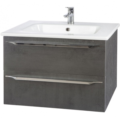Тумба c раковиной Bellezza Луиджи 80 подвесная Серая