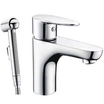 Смеситель для раковины WasserKRAFT Leine 3508 с гигиеническим душем Хром