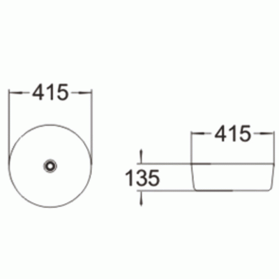 Раковина SantiLine 42 SL-1054MB Черная матовая