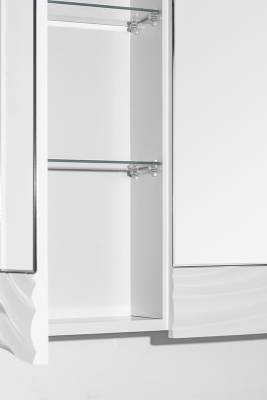 Зеркальный шкаф Style Line Вероника 80 Белый