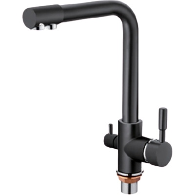 Смеситель для кухни Zerix LR4055B-3 ZX0661 Черный матовый