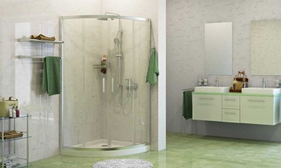 Душевой уголок WasserKRAFT Main 41S01 90x90x200 радиальный Хром