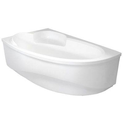 Ванна из искусственного камня Castone Диана 160x100 L Белая