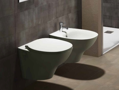 Унитаз RAK Ceramics Morning MORWC1445AWHA/MORSC3901AWHA подвесной с сиденьем Микролифт