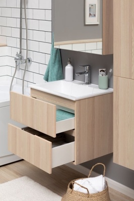 Тумба под раковину Aquanet Алвита 60 182734 подвесная Ясень коимбра