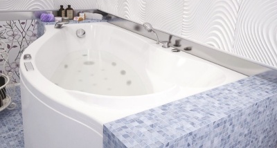 Акриловая ванна Aquanet Palma 170x90 R 00204023+242144+204668 с гидромассажем