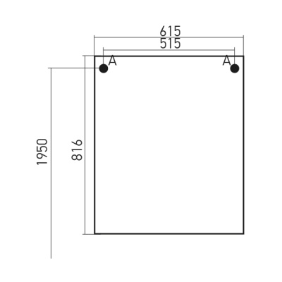 Зеркало Mixline Диамант 55 531920 Белое