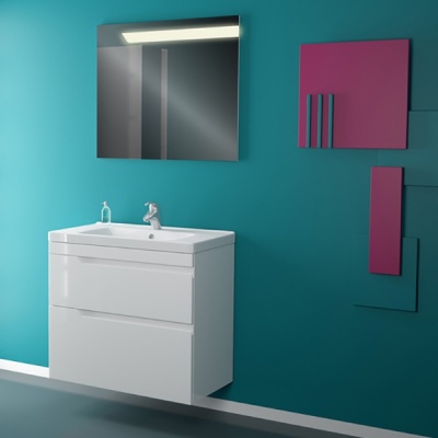 Тумба под раковину Alvaro Banos Armonia 80 Белая