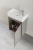 Тумба под раковину BelBagno KRAFT MINI-450/250-1A-SO-PG-R подвесная Pietra Grigio