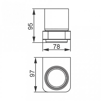 Стакан для зубных щеток Aquanet 5784 Хром Стакан для зубных щеток Aquanet 5784 Хром