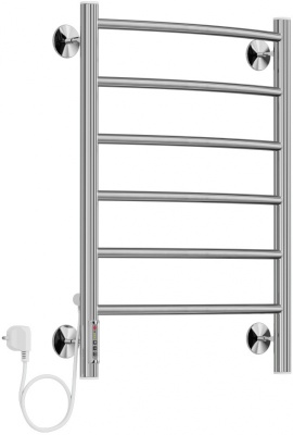 Электрический полотенцесушитель Terminus Классик П6 450x650 4630080268425 Хром диммер слева