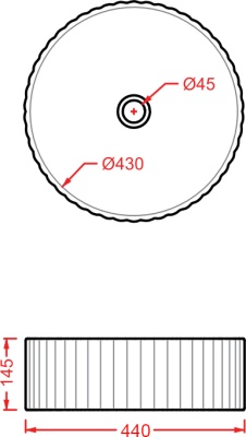 Раковина Artceram Millerighe 44 OSL010 01 00 Белая