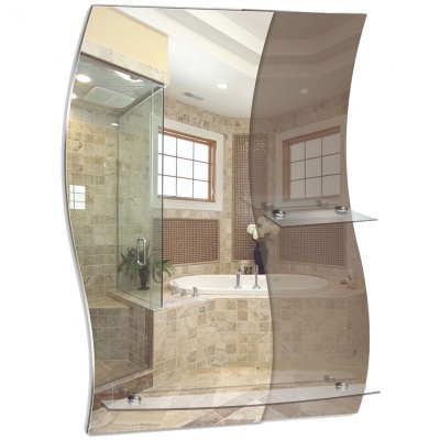 Зеркало Mixline Престиж Баунти 54 525394 с полкой с декоративной тонировкой