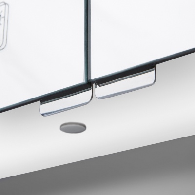 Зеркальный шкаф AM.PM Sensation 100 M30MCX1001WG с подсветкой Белый глянцевый