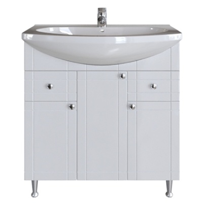 Тумба под раковину San Star Лира 80 48.1-1.5.1. Белая