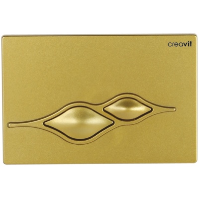 Клавиша смыва Creavit Ufo GP1006.00 Золото матовая