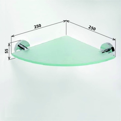 Полочка для ванной Bemeta Omega 104102012 Хром