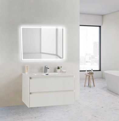 Тумба под раковину BelBagno KRAFT 39-800/390-2C-SO-BO подвесная Bianco Opaco