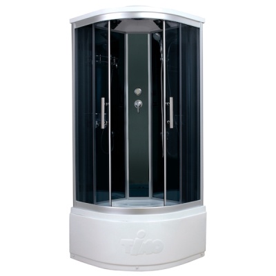 Душевая кабина Timo Standart T-1190 P 90x90 без гидромассажа профиль Хром стекло тонированное