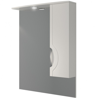 Зеркало со шкафом Какса-А Каприз 80 004089 с подсветкой Белое