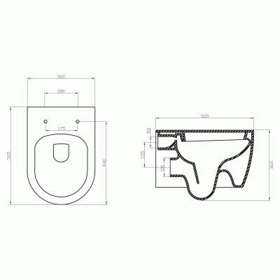 Комплект мебели для ванной BelBagno SET BB N2 Marino 70 подвесной Capucino Lucido