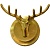 Двойной крючок Bronze de Luxe Royal 81152 Бронза