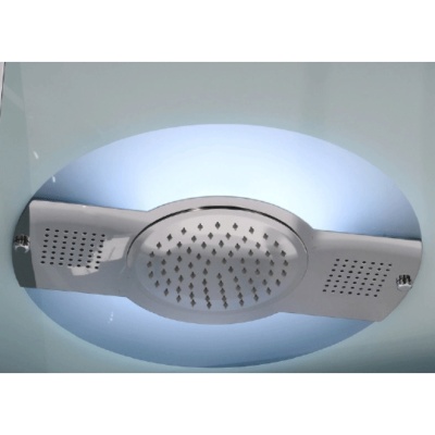 Душевая кабина Orans EW-111 90x90 с гидромассажем профиль Белый задние стенки Белые